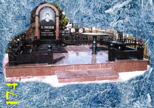 Мемориальный комплекс: Модель каталога №174 — артикул catalog-stone-stone-photo-174